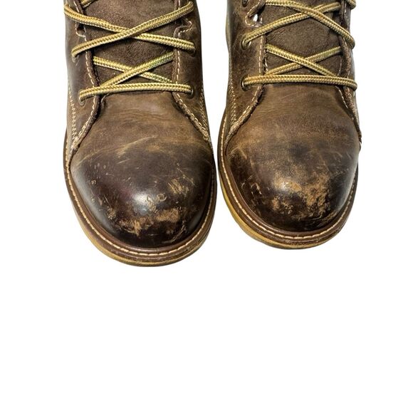 Women's Timberland Pro Alloy Toe Brown Work Boot A1 KJR Size 6.5 - Picture 3 of 16